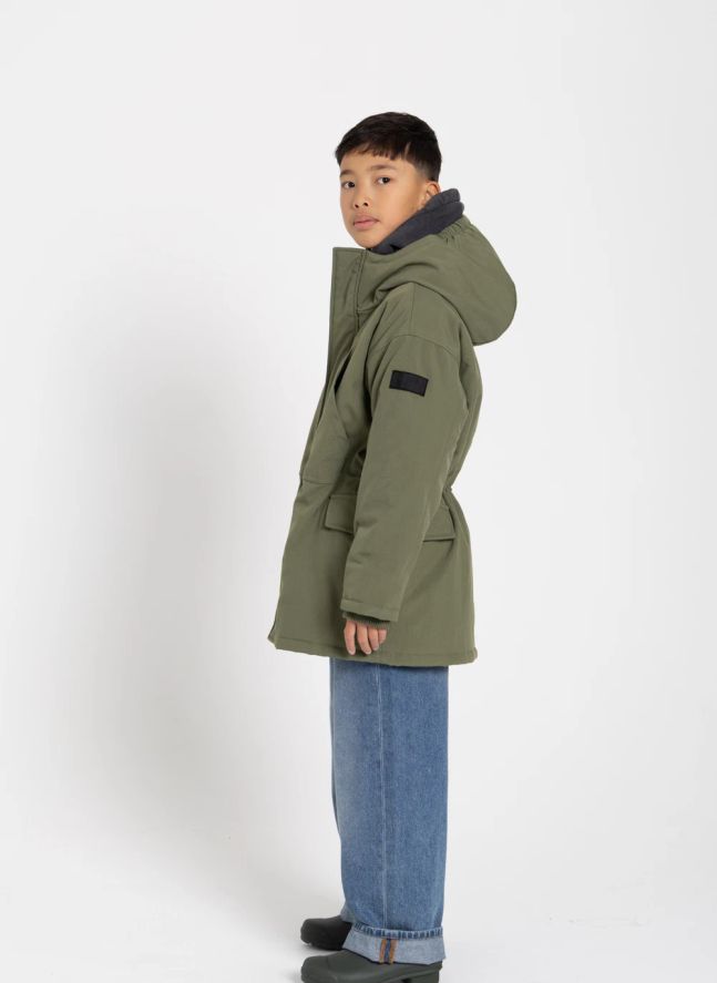 Parka acolchada con forro Oden | Verde Kaki