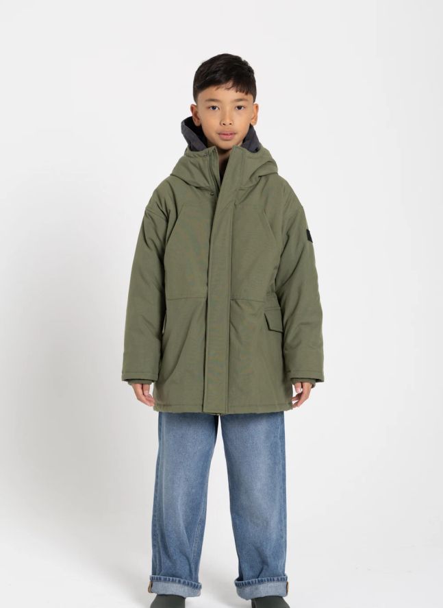 Parka acolchada con forro Oden | Verde Kaki