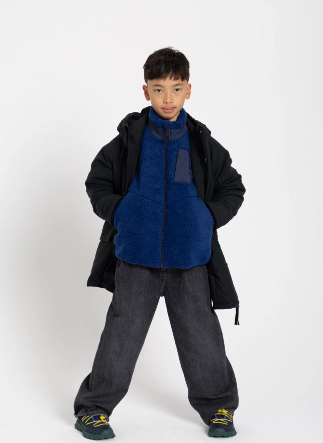 Parka acolchada con forro Oden | Negro