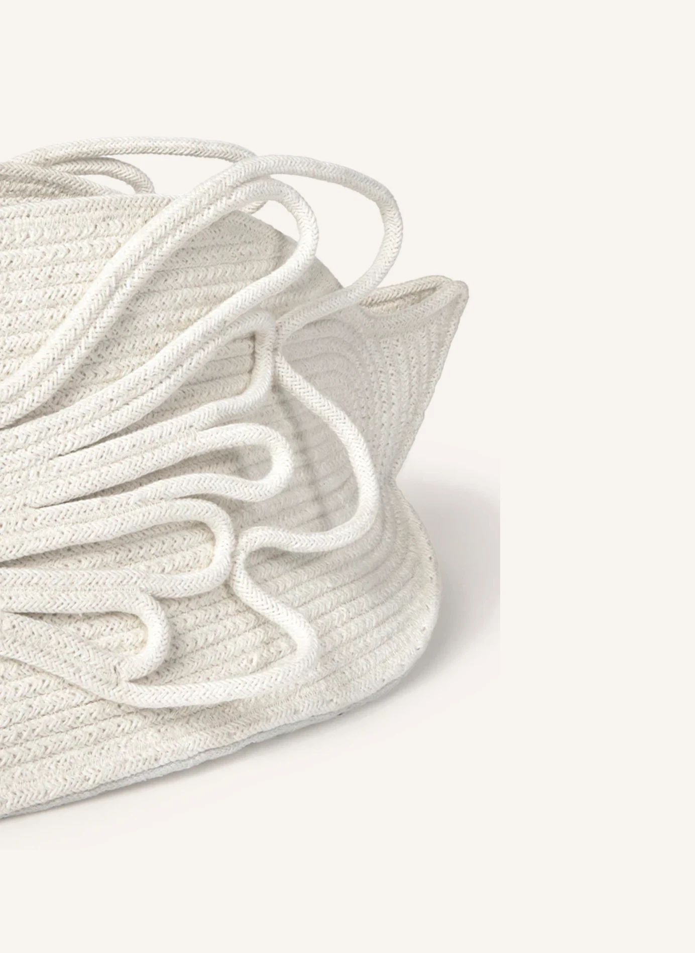 Panier de rangement Cygne | Blanc- Image produit n°7