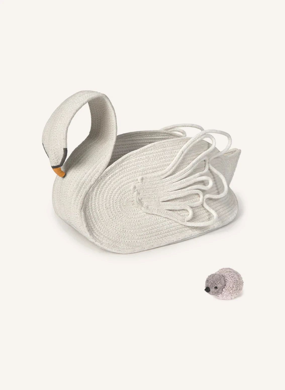 Panier de rangement Cygne | Blanc- Image produit n°0