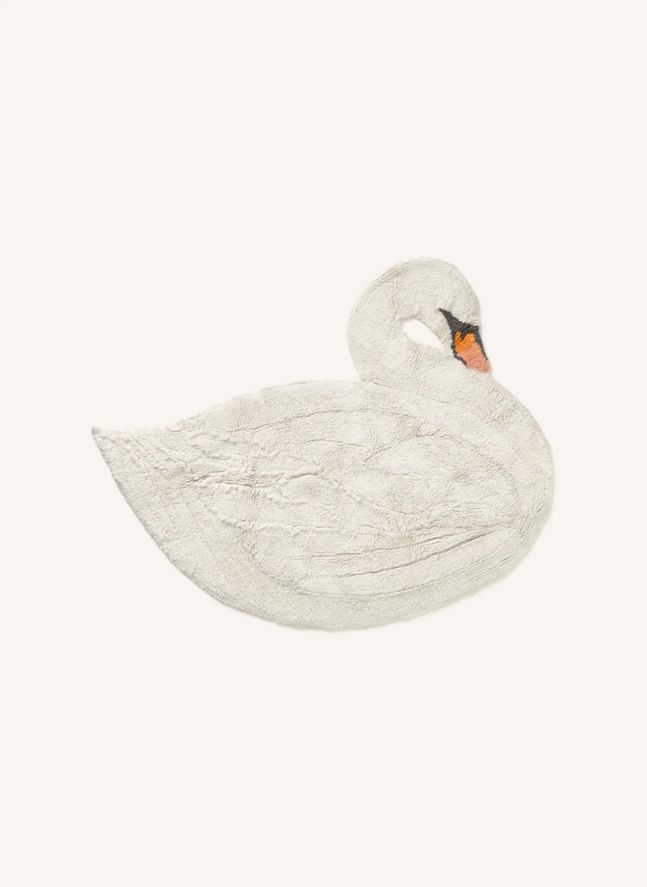 Tapis Cygne | Blanc