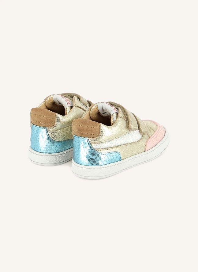 Baskets Mousse Backy | Doré