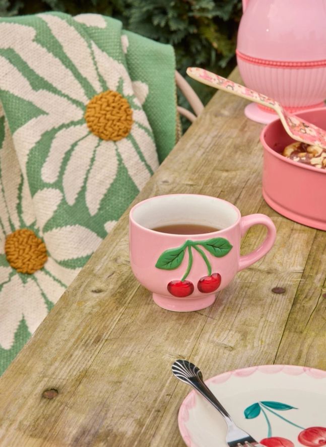 Mug en céramique Cerise | Rose