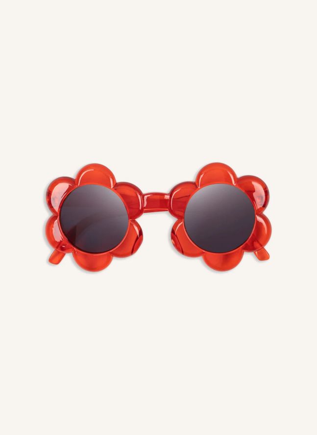 Lunettes de Soleil Fleur | Rouge