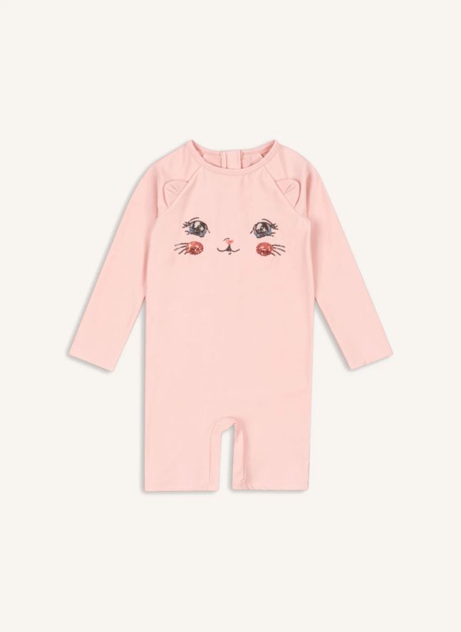 Kitty Bañador Protección UV Fibras Recicladas | Rosa