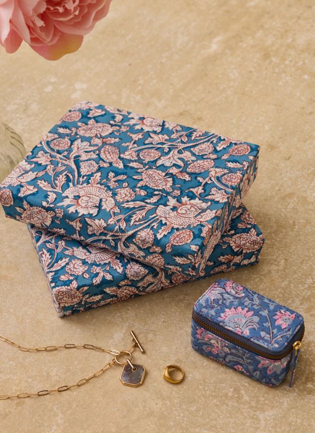 Boîte à bijoux Soumaa | Bleu