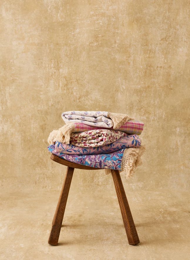 Serviette de plage Lana en coton bio | Crème