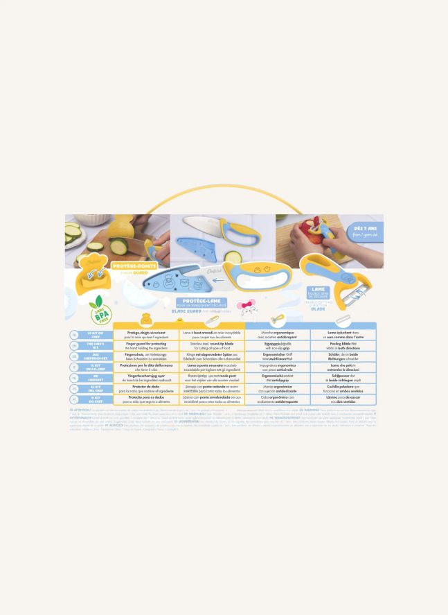 Kit éplucheur et couteau | Jaune