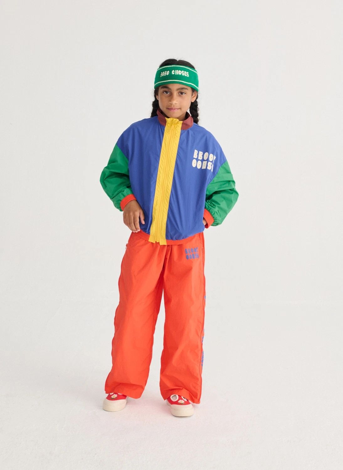 Veste Tracksuit Colorblock Fibres Recyclées | Bleu- Image produit n°1