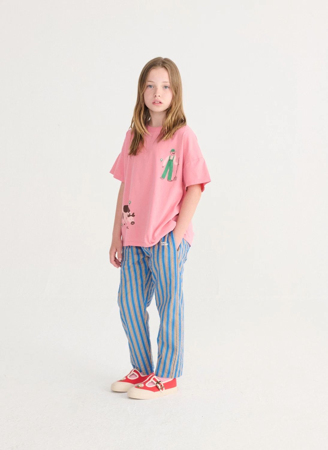 Pantalon Rayé | Bleu- Image produit n°4