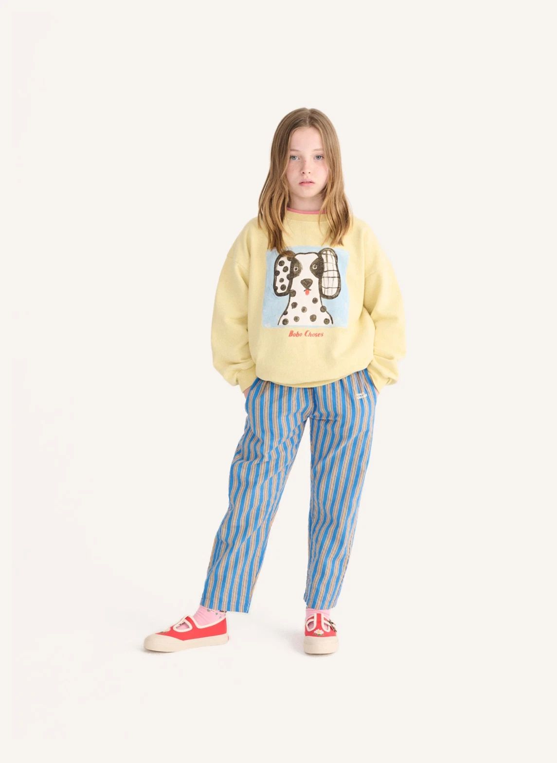Pantalon Rayé | Bleu- Image produit n°5