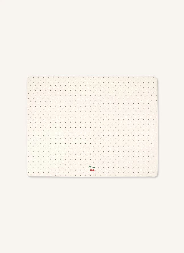Alfombrilla Dots azul marino | Crudo