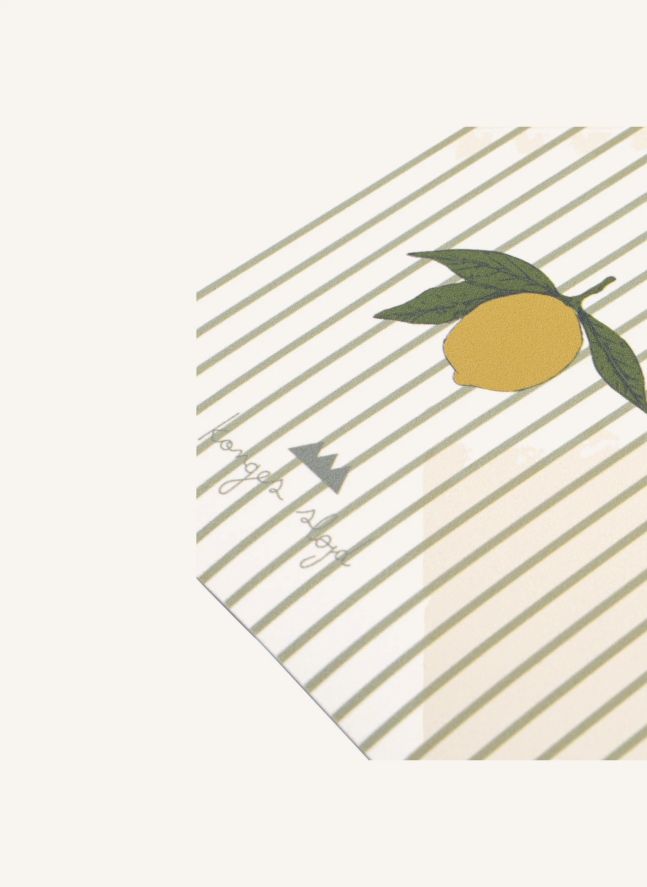 Alfombrilla Tea Stripe | Crema