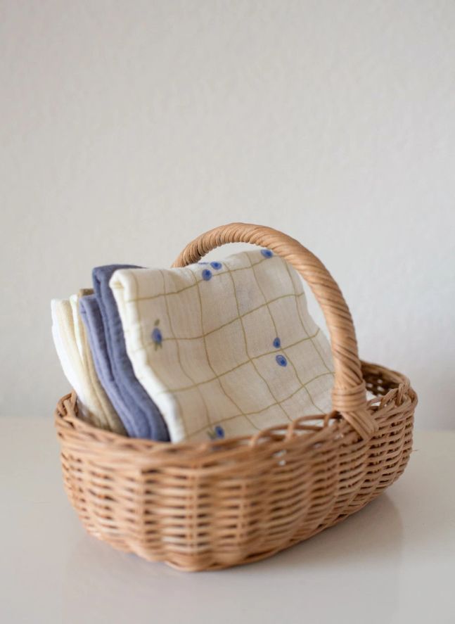 Serviettes Holiday en coton bio - Set de 7