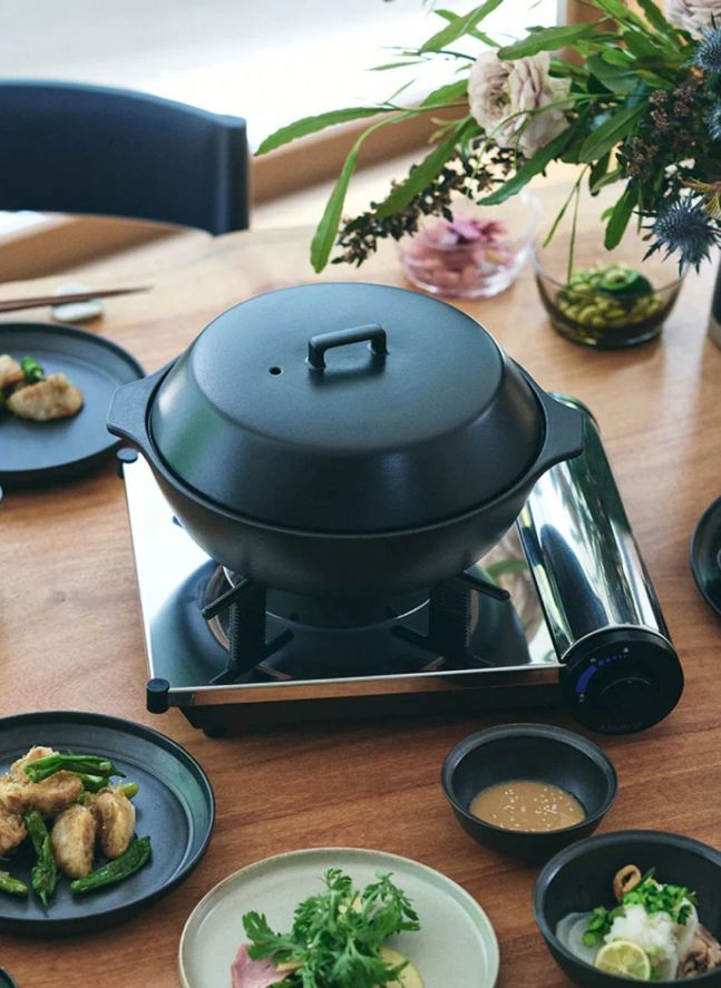 Ceramic pot Kakomi 1.2L | Black