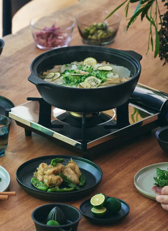 Ceramic pot Kakomi 1.2L | Black