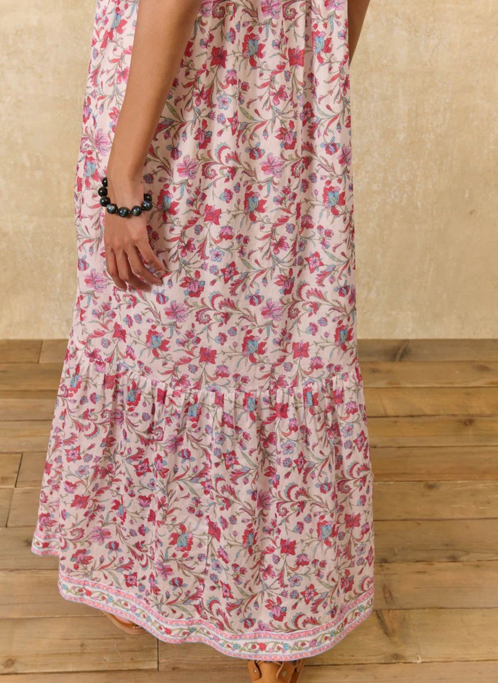 Robe Marcelette Coton Bio | Rose- Image produit n°4