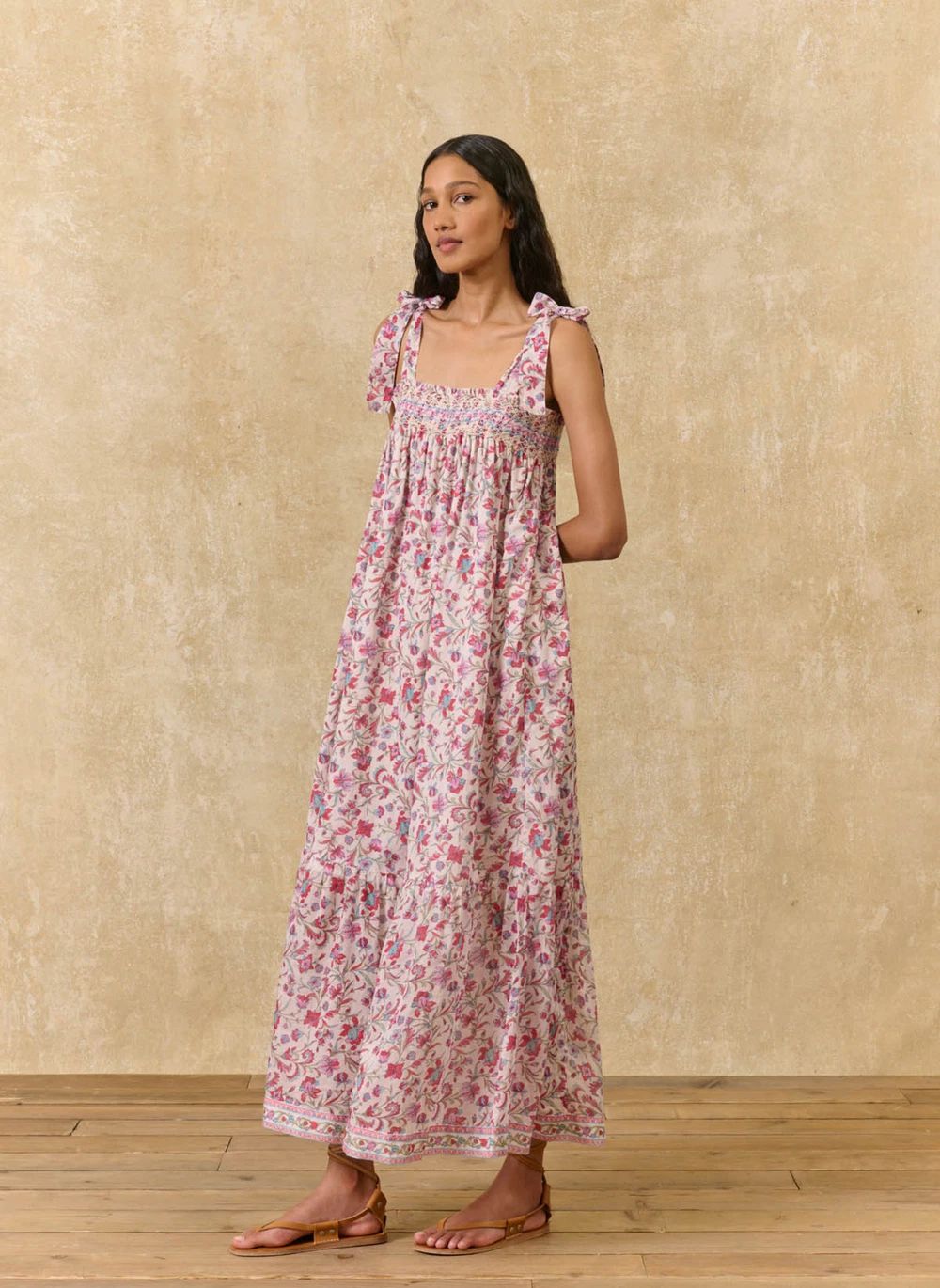 Robe Marcelette Coton Bio | Rose- Image produit n°3