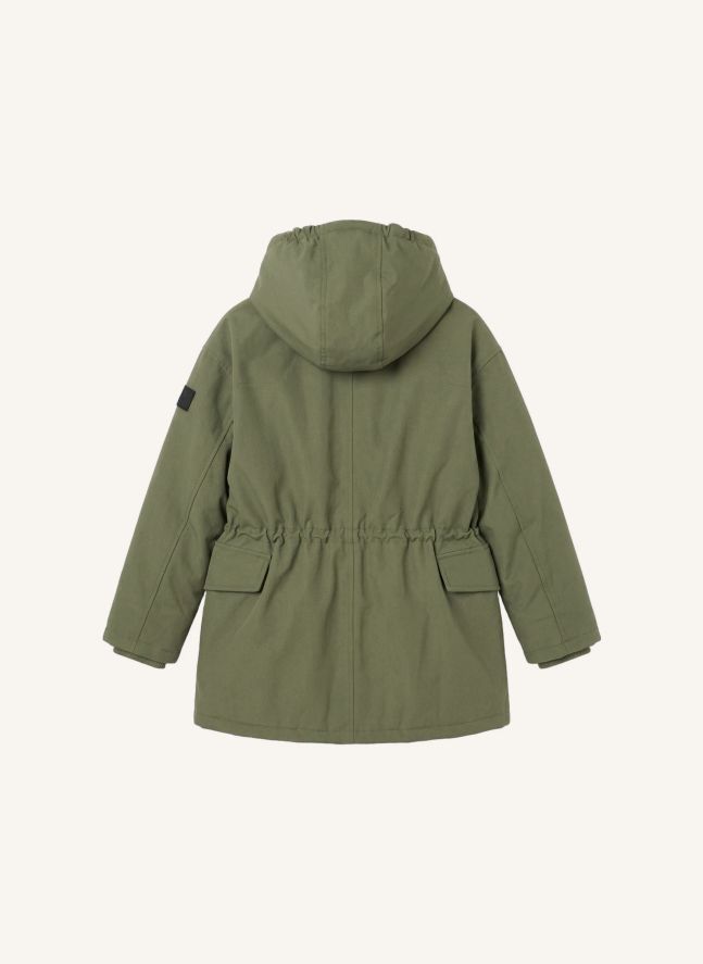 Parka acolchada con forro Oden | Verde Kaki