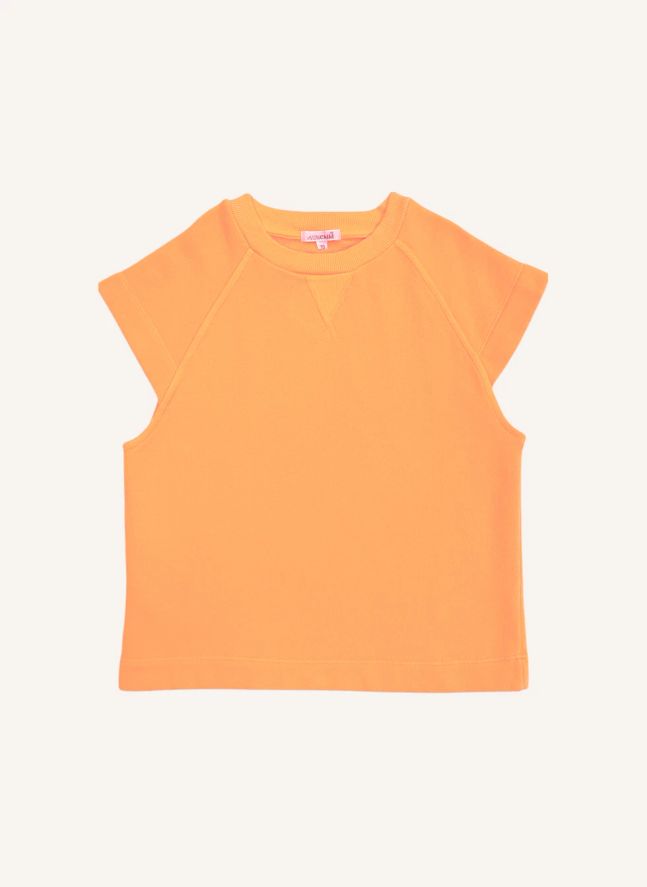 Akun Sleeveless Sweatshirt | Orange