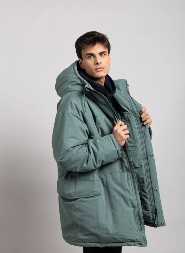 Parka Doublée Dave | Vert kaki