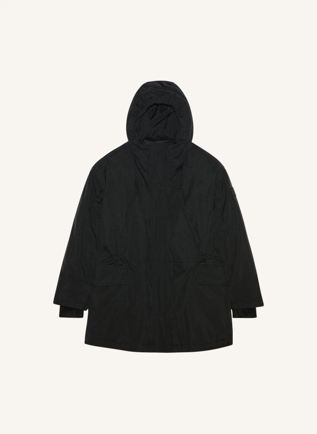 Parka acolchada con forro Oden | Negro