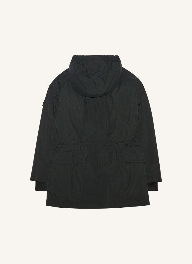 Parka acolchada con forro Oden | Negro