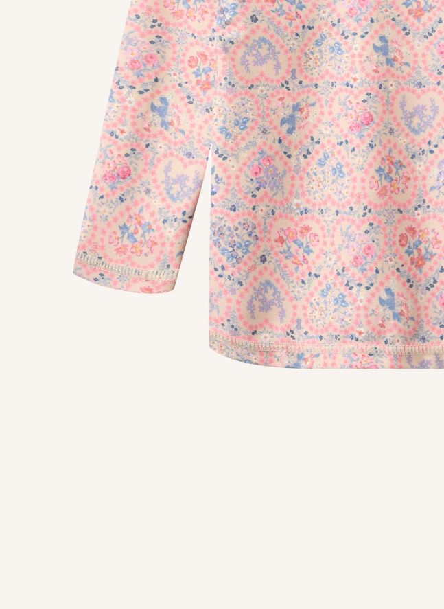 Camiseta Dilan Fleuri Anti-UV Fibras recicladas | Rosa Pálido