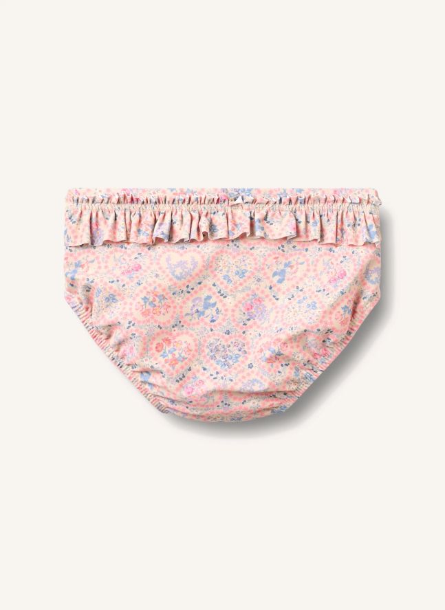Braga de baño de fibra reciclada Cilia Fleurie | Rosa Pálido