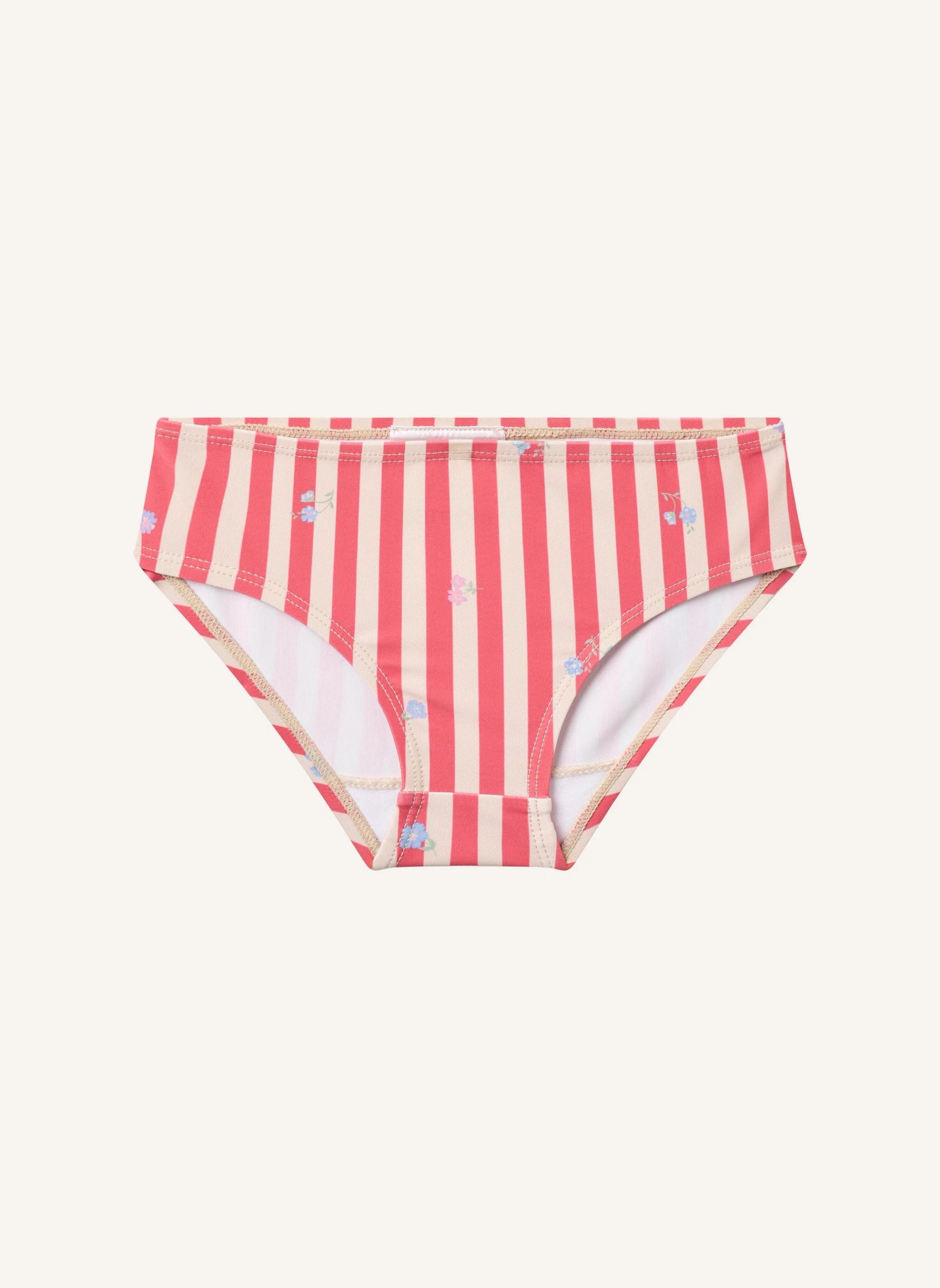 Maillot de Bain Alma Rayé Fibres Recyclées | Rouge- Image produit n°4