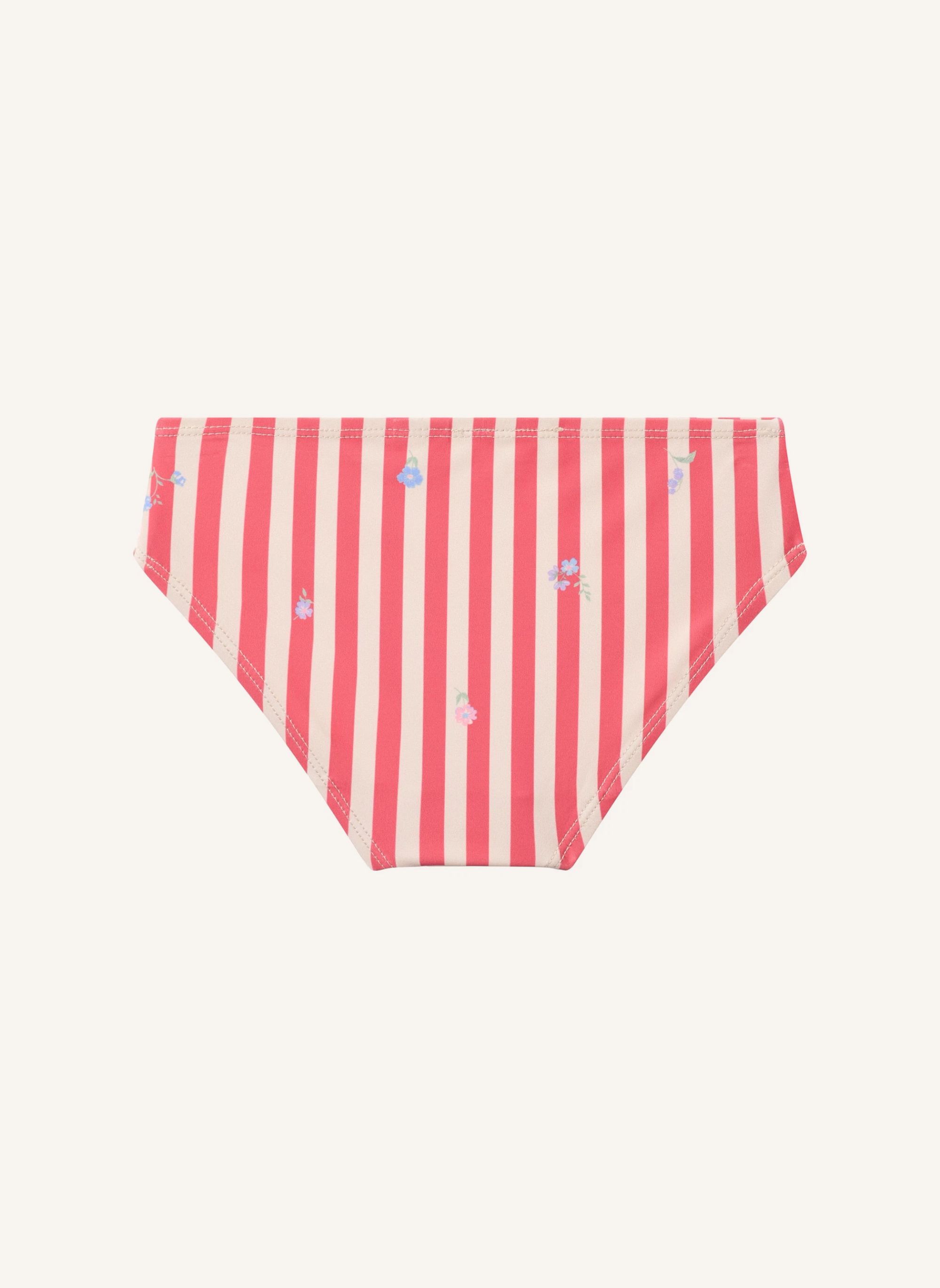Maillot de Bain Alma Rayé Fibres Recyclées | Rouge- Image produit n°5