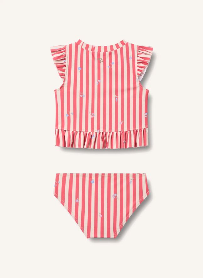 Bañador de rayas Alma Fibras recicladas | Rojo