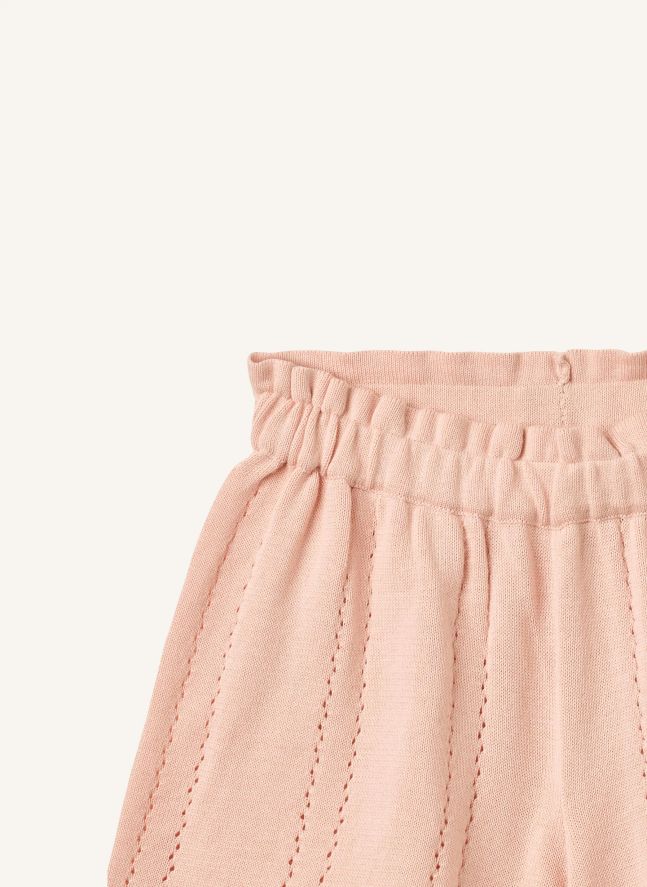Pantalones cortos Irma de algodón orgánico | Rosa Pálido