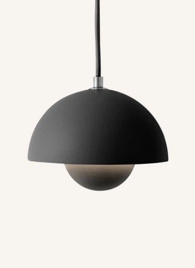 Flowerpot VP10 suspension lamp, Verner Panton | Black