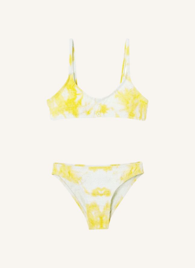 Maillot de Bain 2 Pièces Anti-UV Tahaa | Jaune