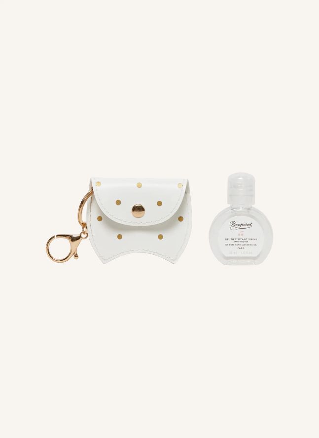 Pochette pour gel nettoyant mains | Or