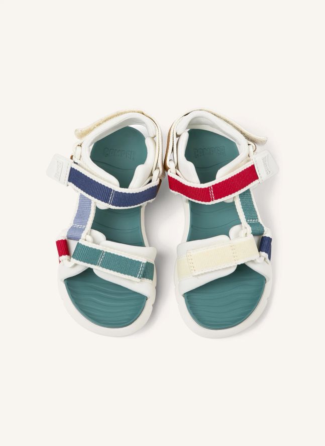 Sandales Oruga Colorblock | Turquoise