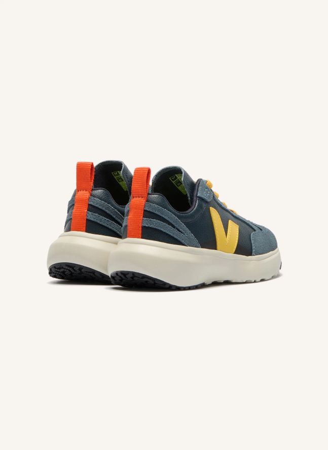 Baskets Lacets Elastiqués Small Canary Light Cuir O.T. | Bleu