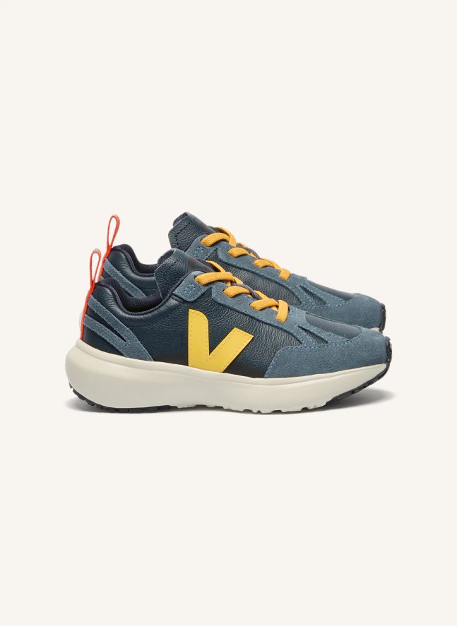 Baskets Lacets Elastiqués Small Canary Light Cuir O.T. | Bleu