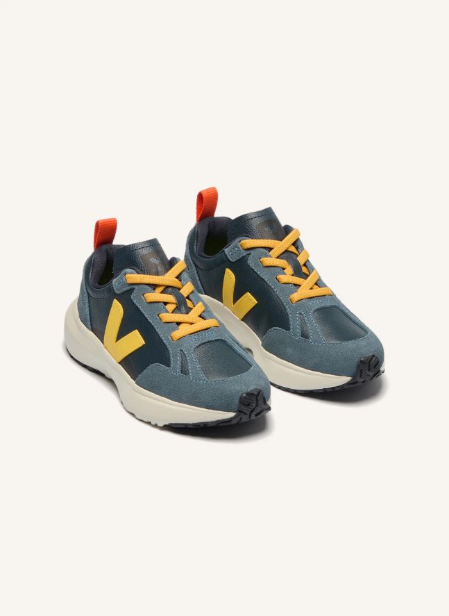 Baskets Lacets Elastiqués Small Canary Light Cuir O.T. | Bleu