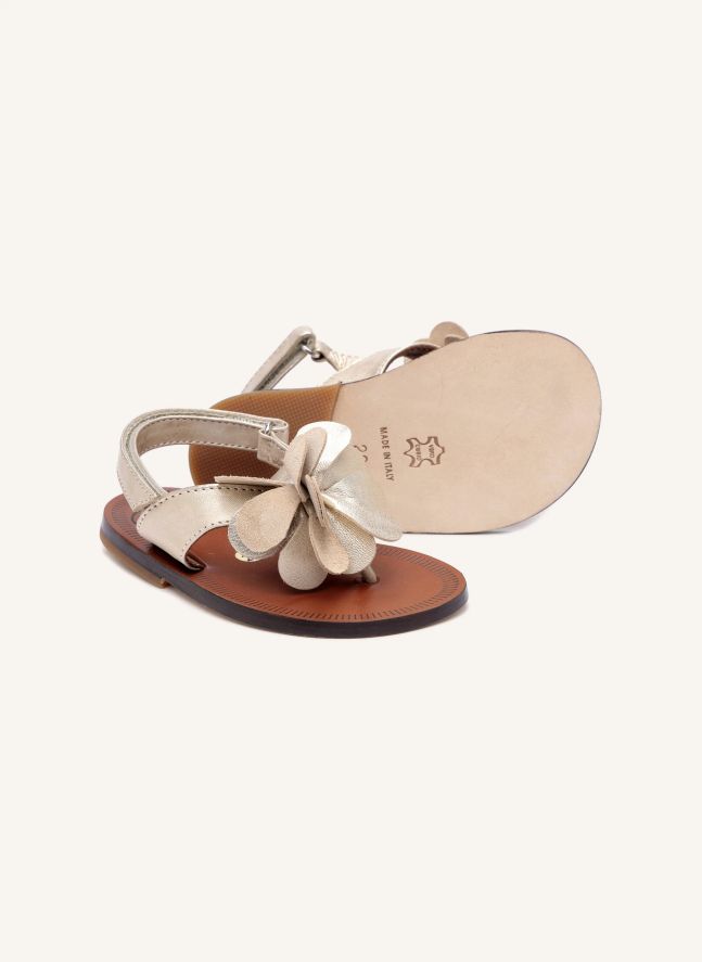 Sandales Fleur | Crème