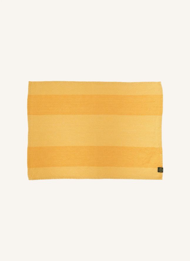Serviette de table en lin Santa Cruz | Ocre