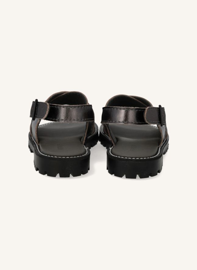 Sandales Croisées | Noir