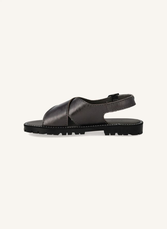 Sandales Croisées | Noir