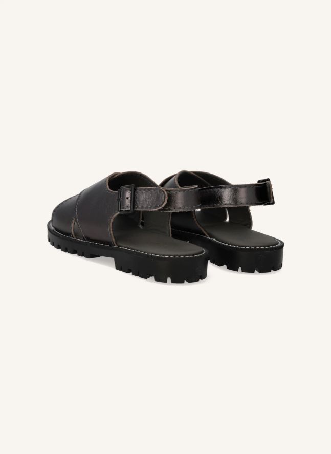 Sandales Croisées | Noir