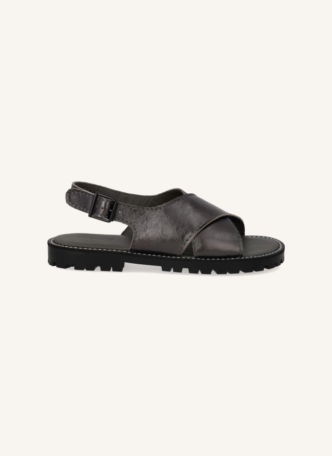 Sandales Croisées | Noir