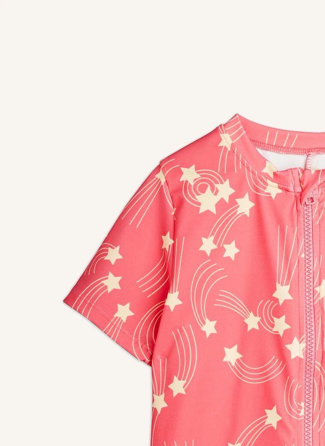 Bañador Anti-UV Stars Fibras recicladas | Rosa