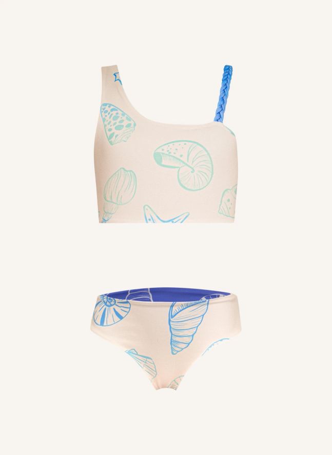 Maillot de Bain Asymétrique Marea Coquillages | Ecru
