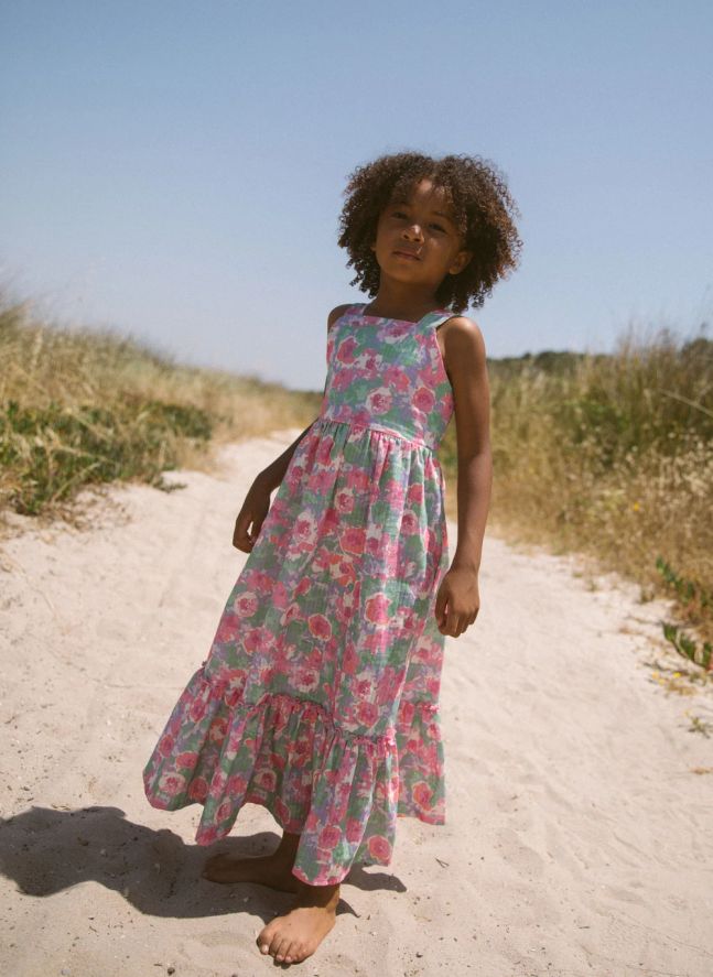 Robe Belle Fleurs | Rose